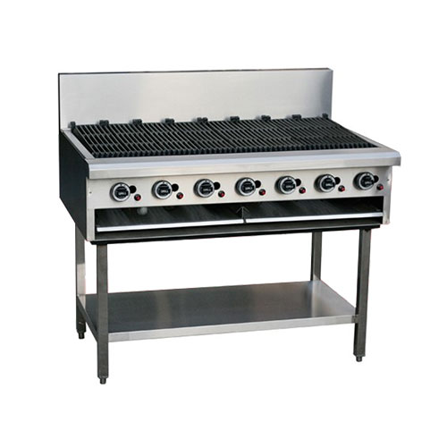 LKK CG12 7 Burner Gas Chargrill 1200mm Wide