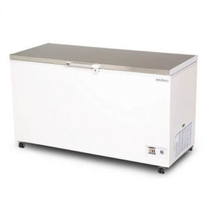 Bromic CF0500FTSS-NR Chest Freezer Stainless Steel Lid 492L 1552mm Wide