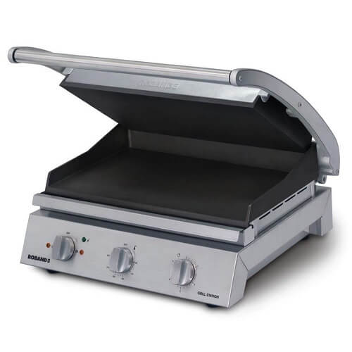 Roband GSA815ST Grill Station 8 Slice Non-Stick Smooth Plates