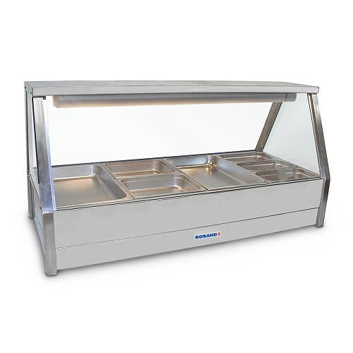 Roband E24RD Double Row Hot Food Display (1355mm Wide)