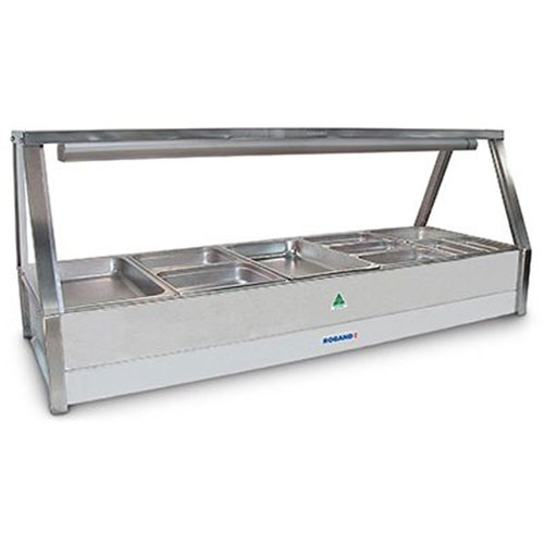 Roband E25 Hot Food Display Straight Glass 1680mm Wide