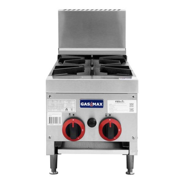 FED RB-2E Gasmax 2 Burner Gas Cooktop