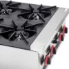 FED RB-4E Gasmax 4 Burner Gas Cooktop