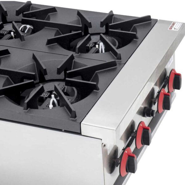 FED RB-4E Gasmax 4 Burner Gas Cooktop