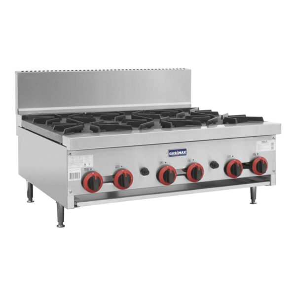 FED RB-6E Gasmax 6 Burner Gas Cooktop