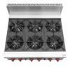 FED RB-6E Gasmax 6 Burner Gas Cooktop