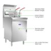 FED RC400TE Frymax Twin Pan Gas Deep Fryer 35 Ltr