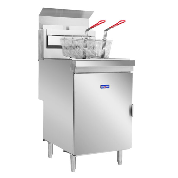 FED RC400TE Frymax Twin Pan Gas Deep Fryer 35 Ltr