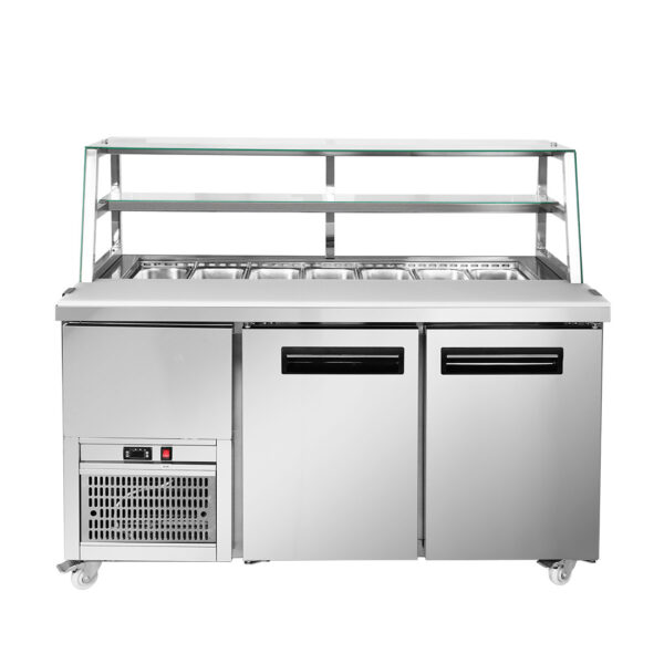 FED SCB15 2 Door Sandwich Bar 1480mm Wide
