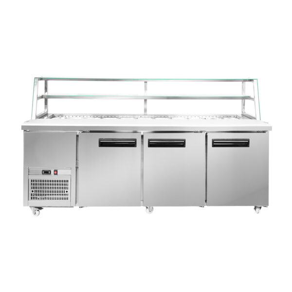 FED SCB21 3 Door Sandwich Bar 2180mm Wide