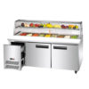 FED SCB21 3 Door Sandwich Bar 2180mm Wide