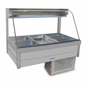 Roband CRX24RD Cold Food Display Curved Glass 1355mm Wide