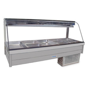 Roband CRX25RD Cold Food Display Curved Glass 1680mm Wide