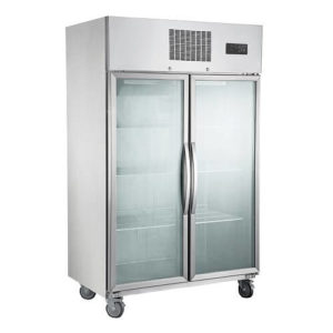 FED SUFG1000 Upright Freezer 2 Glass Door 1000 Ltr