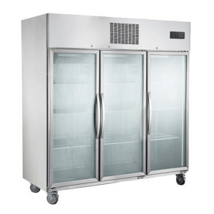 FED SUFG1500 Upright Freezer 3 Glass Door 1500 Ltr