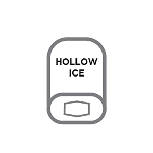 Bromic Dimensions Hollow Ice