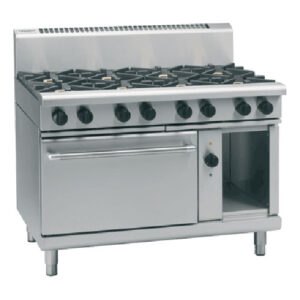 Waldorf RN8810GEC 8 Burner Gas Range With Electric Convection Oven 1200mm Wide