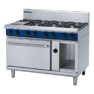 Blue Seal GE58D 8 Burner Gas Range With Electric Convection Oven 1200mm Wide