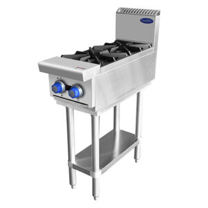 Cookrite AT80G2B-F 2 Burner Gas Cook Top