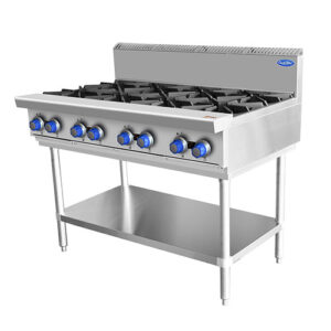 Cookrite AT80G8B-F 8 Burner Gas Cook Top