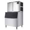 FED SN-1500P 675kg/Day Ice Maker & Bin 350kg Bin