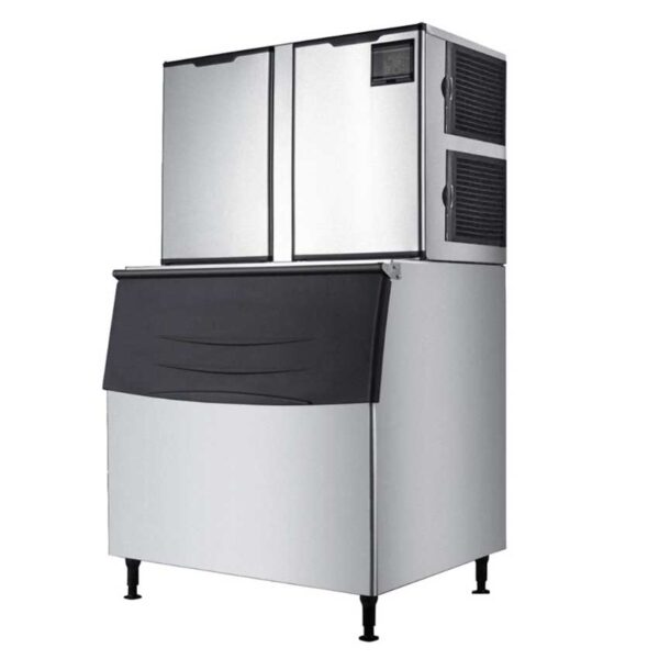 FED SN-1500P 675kg/Day Ice Maker & Bin 350kg Bin