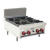 FED RB-4E Gasmax 4 Burner Gas Cooktop