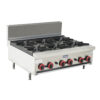 FED RB-6E Gasmax 6 Burner Gas Cooktop