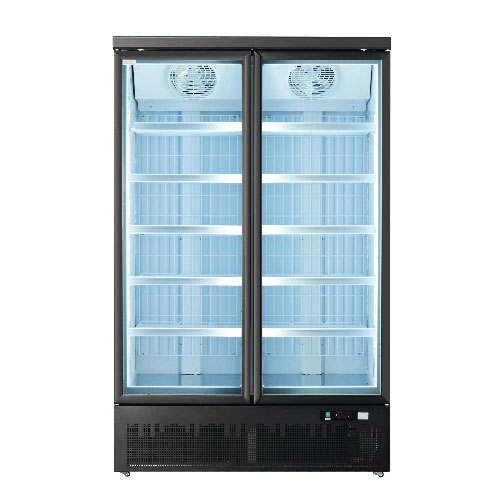 FED LG-1000BGBMF Double Door Supermarket Freezer 960Ltr