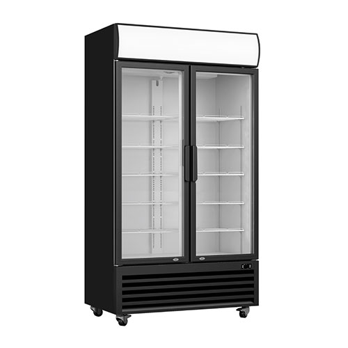 FED LG-730BP Double Door Upright Display Fridge 730 Ltr