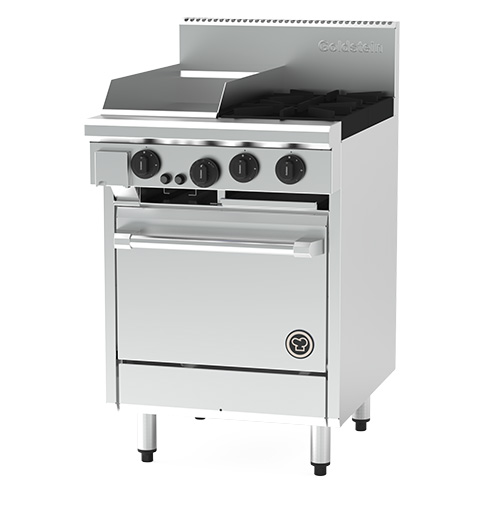 Goldstein PF12G220 X Gas 2 burner and 305mm griddle with static oven