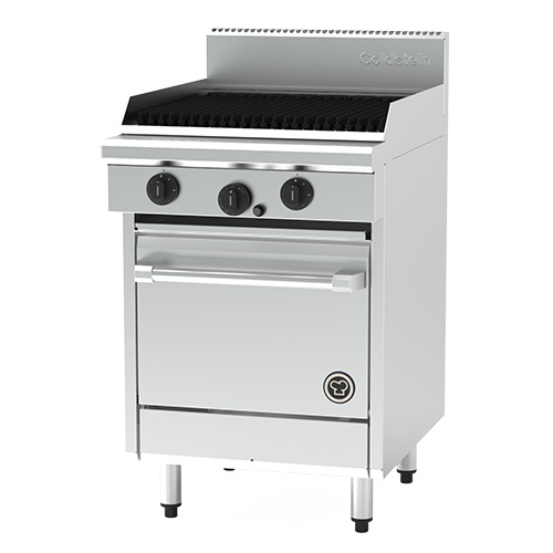 Goldstein PF24Q20 X Gas chargrill 610mm wide with static oven