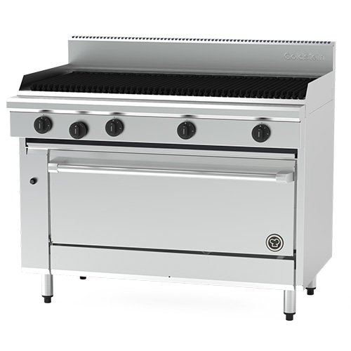 Goldstein PF48Q40-X Gas Chargrill 1220mm wide with static Oven