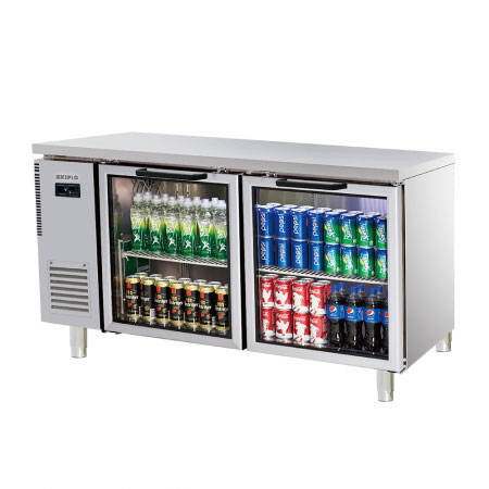 Skipio SGR15-2 Double Door Undercounter Display Fridge 420 Ltr