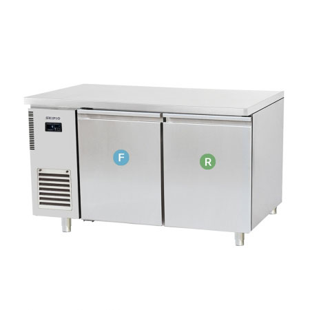 Skipio SURF15-2 Double Door Undercounter Fridge/Freezer