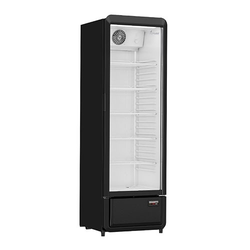 FED SDC 343B Single Glass Door Upright Fridge