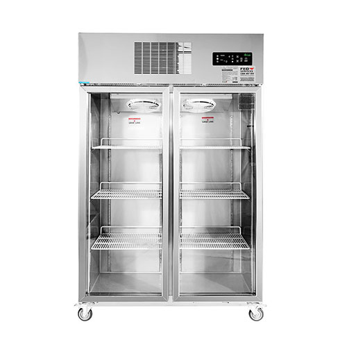 FED SUCG1000 Double Glass Door Upright Fridge 1000 Ltr
