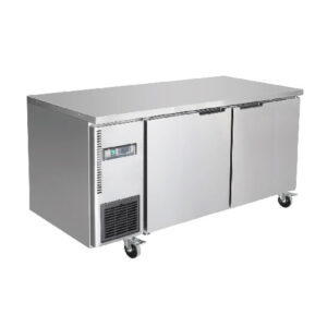 FED TL1500BT 2 Door Underbench Freezer 1500mm Wide