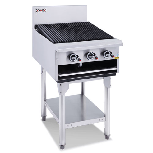 LKK CG6 3 Burner Gas Chargrill 600mm Wide
