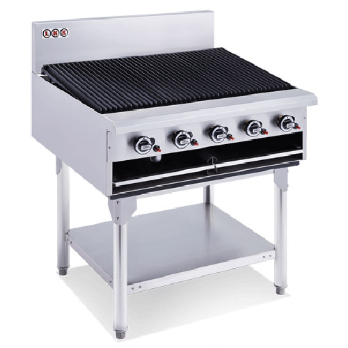 LKK CG9 5 Burner Chargrill 900mm Wide
