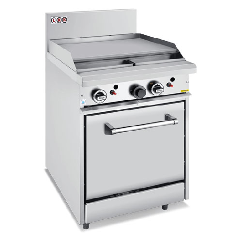 LKK OB4BO Gas Hotplate With Gas Static Oven 600mm Wide