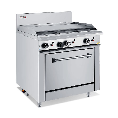 LKK OB6AO Gas Hotplate With Static Oven 900mm Wide