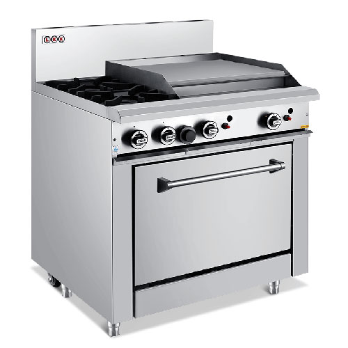 LKK OB6BO 2 Gas Burner Cooktop & 600mm Hotplate With Static Oven 900mm Wide