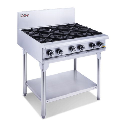 LKK OB6D 6 Gas Open Burner Cooktop