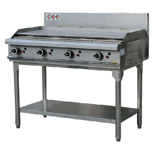 LKK OB8AA 4 Burner Gas Griddle Plate 1200mm Wide