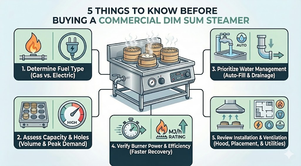 How to Choose the Best Dim Sum Steamer for Your Restaurant in 2026