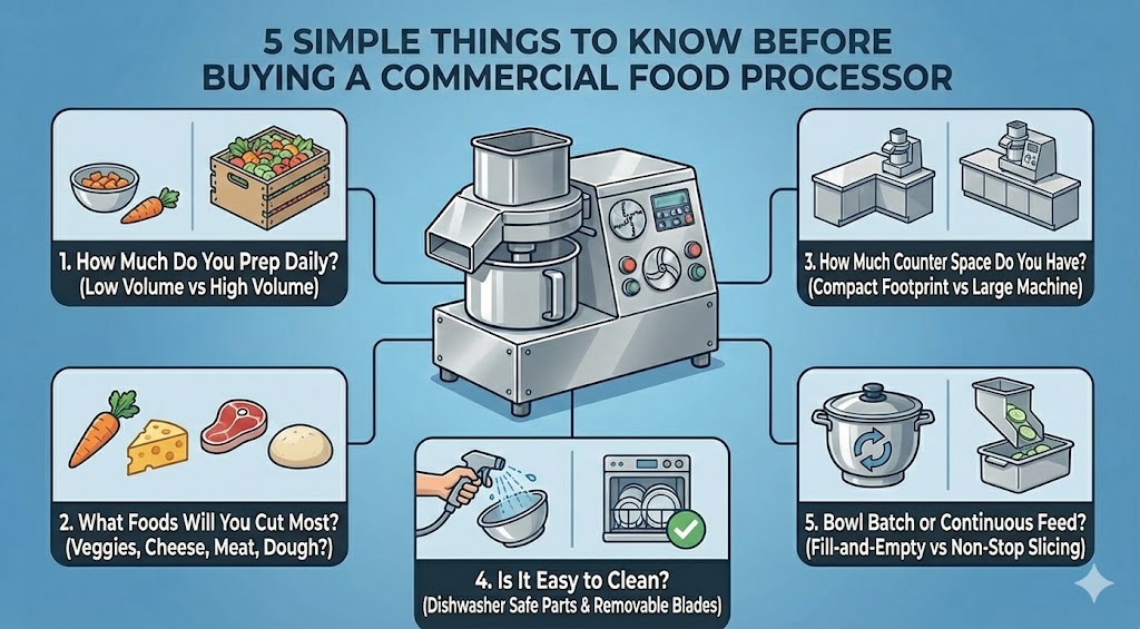 Commercial Food Processors in Australia – How to Choose the Right Model