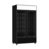 Thermaster Large Two Glass Door Colourbond Upright Drink Fridge LG 1200BP