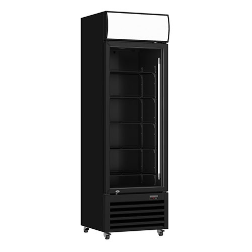 Thermaster Single Glass Door Colourbond Upright Drink Fridge LG 370BP