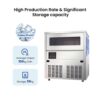 FED SN-101B 100kg/Day Underbench Ice Maker 15kg Bin